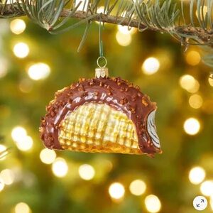 Sur La Table Chocolate Taco Glass Ornament
